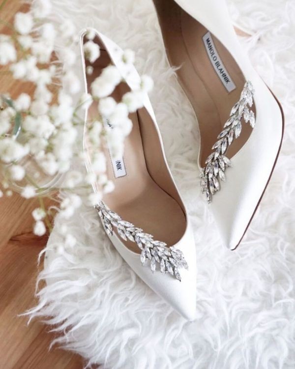 white-wedding-shoes-100 83+ Most Fabulous White Wedding Shoes in 2021