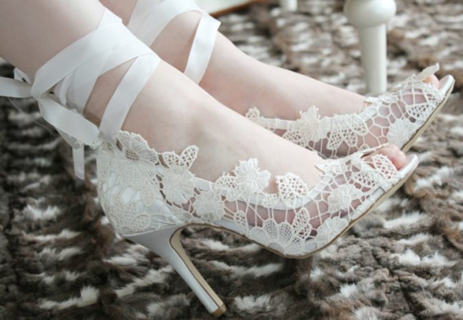 83+ Most Fabulous White Wedding Shoes in 2020 | Pouted.com