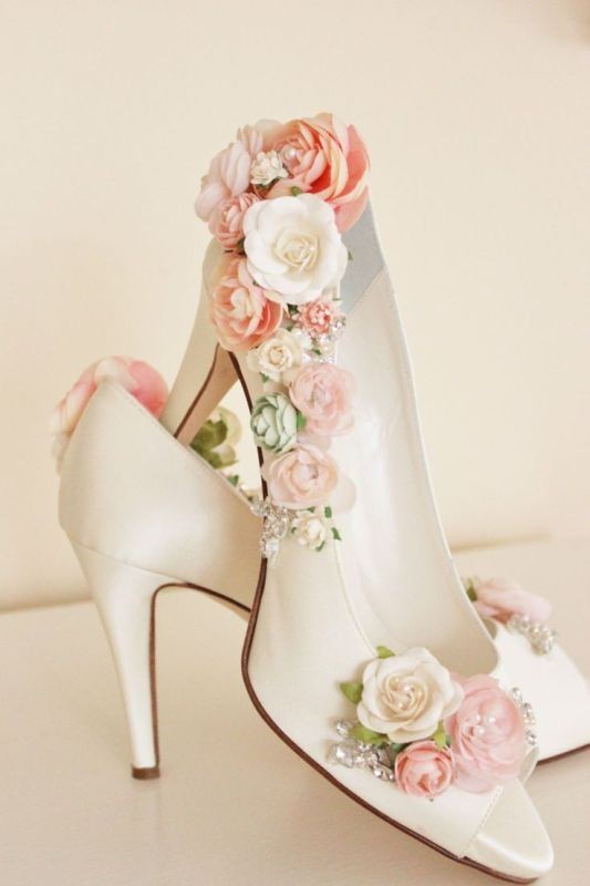 white wedding shoes 13 83+ Most Fabulous White Wedding Shoes - 15