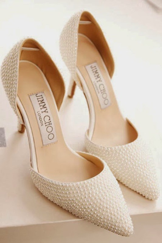 white-wedding-shoes-24 83+ Most Fabulous White Wedding Shoes in 2021
