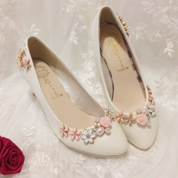 white-wedding-shoes-48 83+ Most Fabulous White Wedding Shoes in 2021