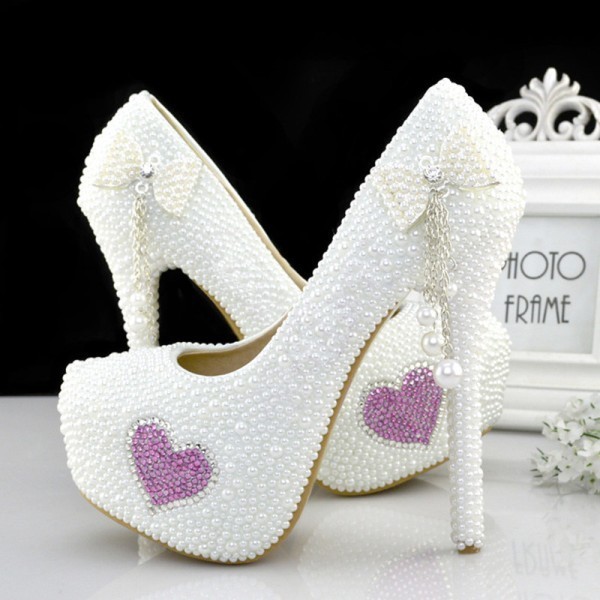 white wedding shoes 73 83+ Most Fabulous White Wedding Shoes - 75