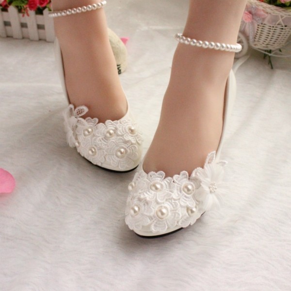 white-wedding-shoes-78 83+ Most Fabulous White Wedding Shoes in 2021