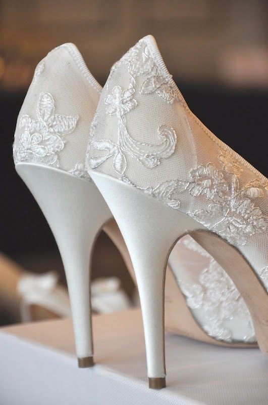 white wedding shoes 9 83+ Most Fabulous White Wedding Shoes - 11
