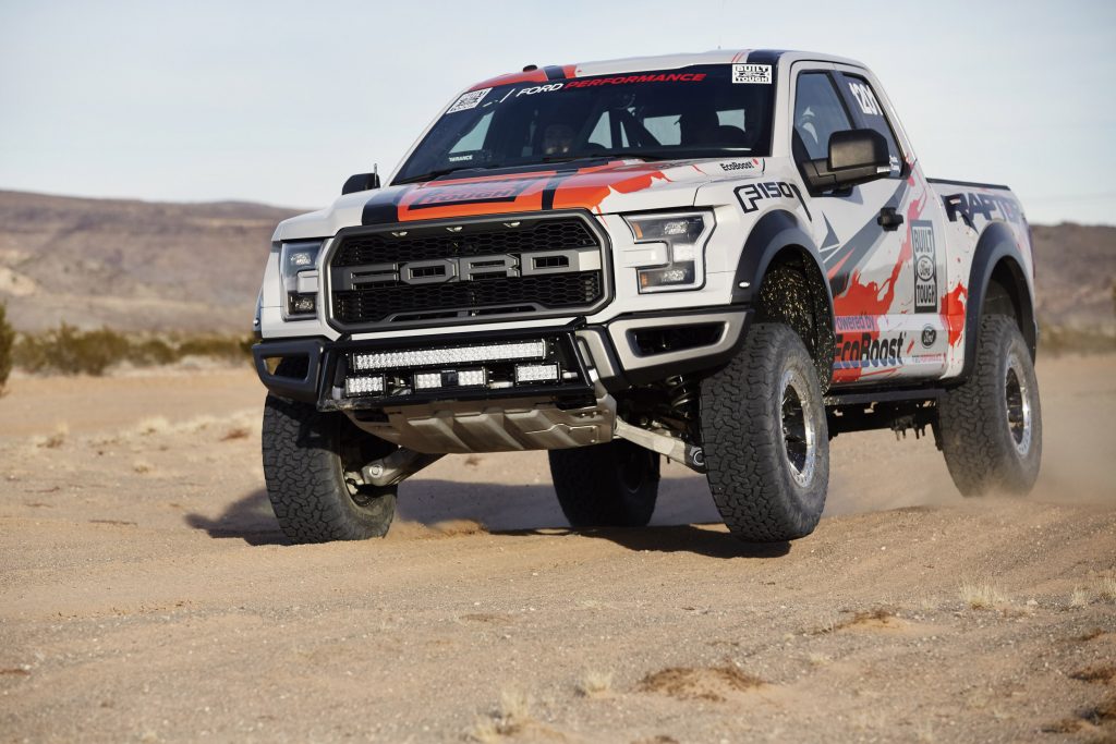 All-new 2017 F-150 Raptor race truck continues Ford’s tradition of demonstrating the toughness and durability of F-150 through off-road competition.