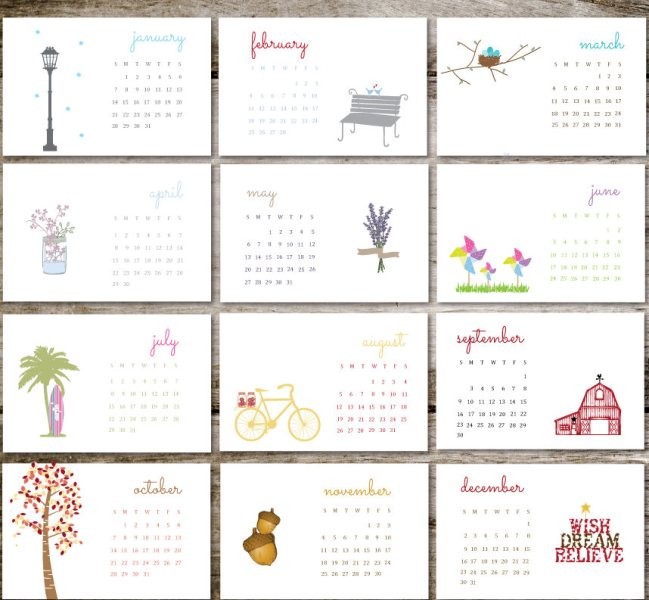 2018-printable-calendars-106 87+ Fascinating Printable Calendar Templates