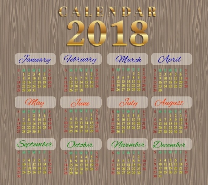 87+ Fascinating Printable Calendar Templates 109 2018 printable calendars 108 87+ Fascinating Printable Calendar Templates - 109