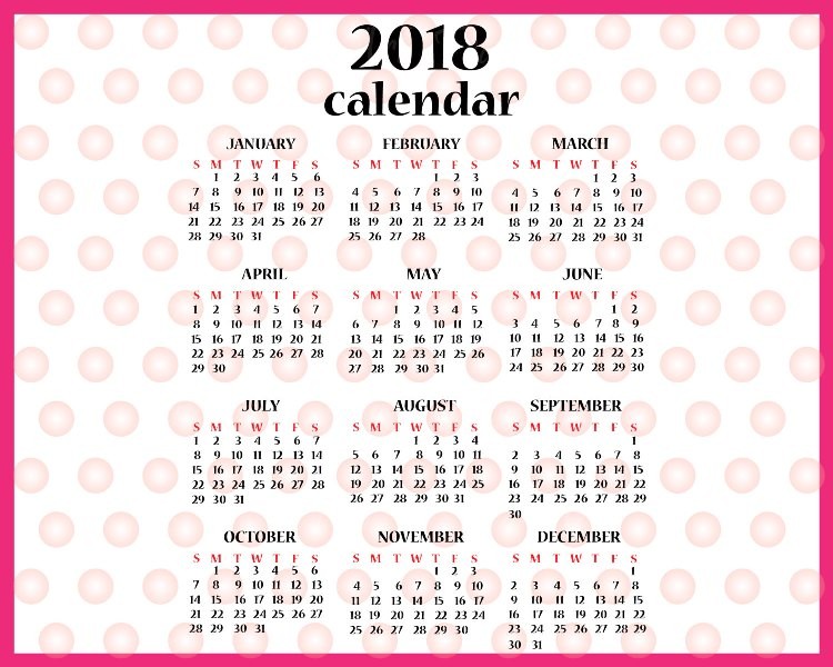 87+ Fascinating Printable Calendar Templates 110 2018 printable calendars 109 87+ Fascinating Printable Calendar Templates - 110