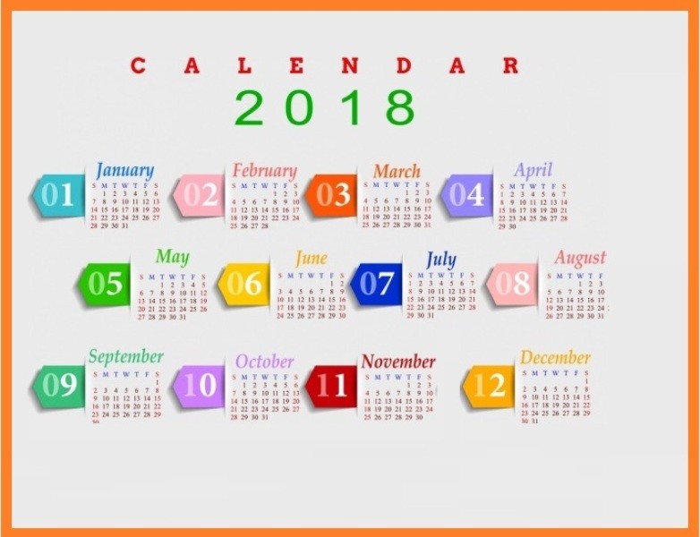 2018 printable calendars 110 87+ Fascinating Printable Calendar Templates - 111