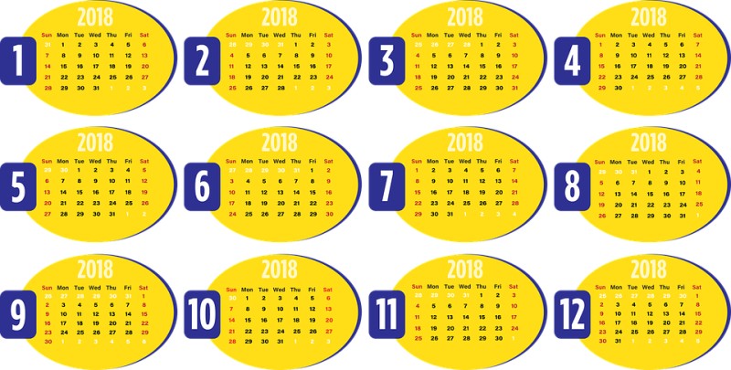 87+ Fascinating Printable Calendar Templates 114 2018 printable calendars 113 87+ Fascinating Printable Calendar Templates - 114