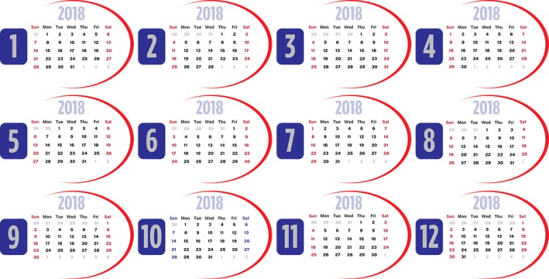 87+ Fascinating Printable Calendar Templates 115 2018 printable calendars 114 87+ Fascinating Printable Calendar Templates - 115