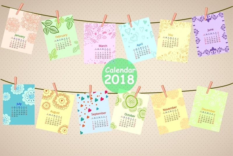 87+ Fascinating Printable Calendar Templates 117 2018 printable calendars 116 87+ Fascinating Printable Calendar Templates - 117