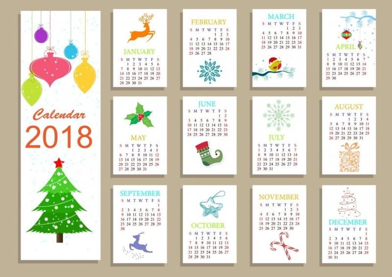 2018-printable-calendars-118 87+ Fascinating Printable Calendar Templates