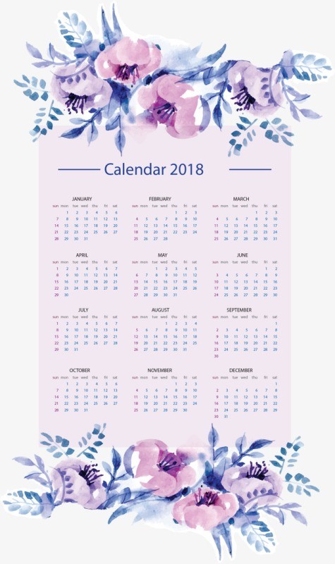 2018 printable calendars 2 87+ Fascinating Printable Calendar Templates - 3