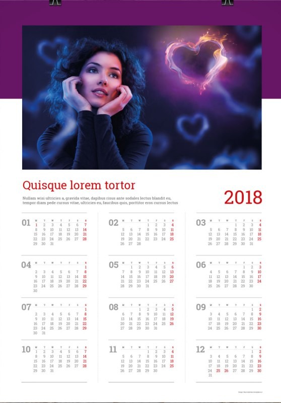 87+ Fascinating Printable Calendar Templates 28 2018 printable calendars 27 87+ Fascinating Printable Calendar Templates - 28