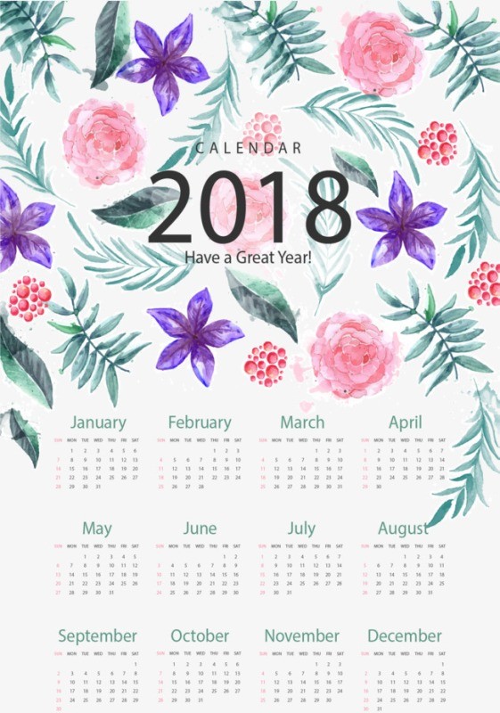 2018 printable calendars 28 87+ Fascinating Printable Calendar Templates - 29