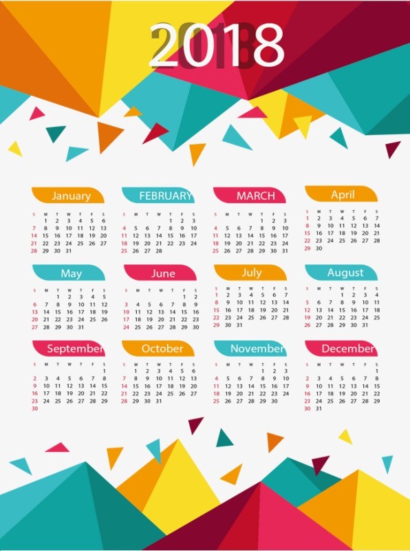 2018 printable calendars 36 87+ Fascinating Printable Calendar Templates - 37