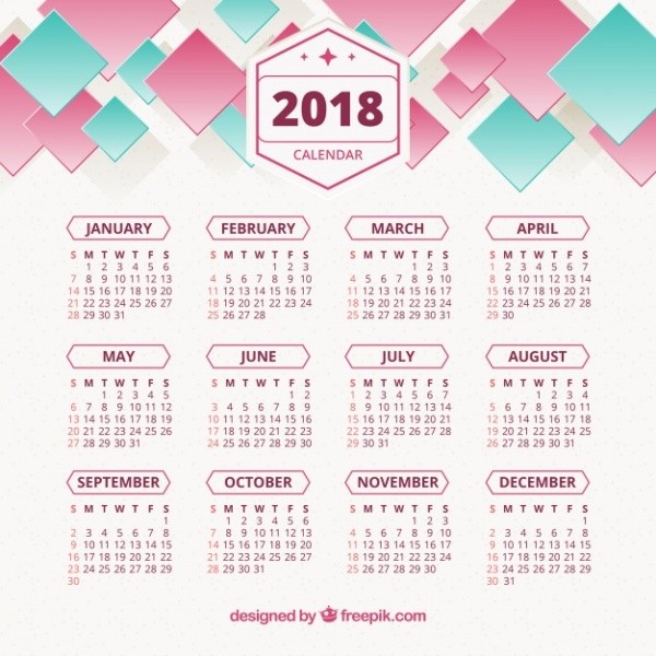 87+ Fascinating Printable Calendar Templates 38 2018 printable calendars 37 87+ Fascinating Printable Calendar Templates - 38