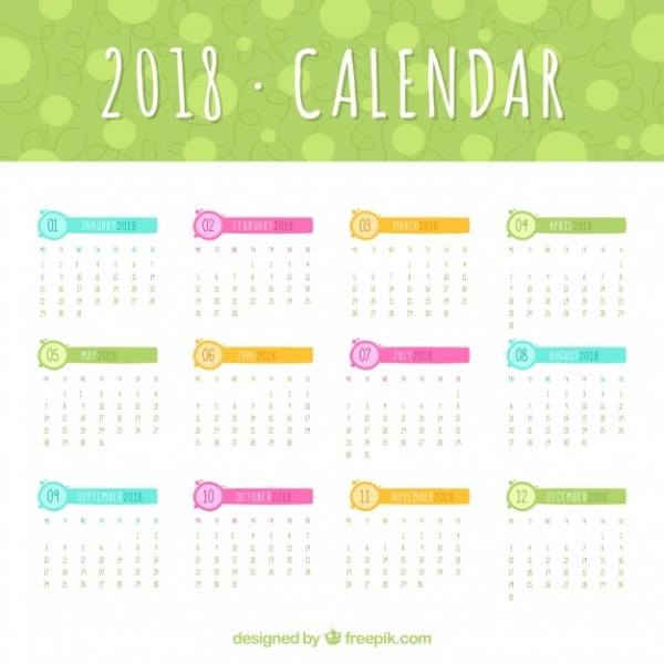 87+ Fascinating Printable Calendar Templates 39 2018 printable calendars 38 87+ Fascinating Printable Calendar Templates - 39