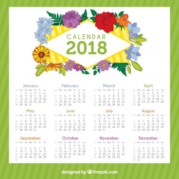 2018 printable calendars 39 87+ Fascinating Printable Calendar Templates - 40