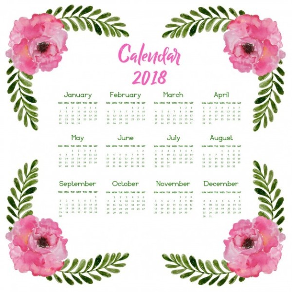 2018 printable calendars 46 87+ Fascinating Printable Calendar Templates - 47