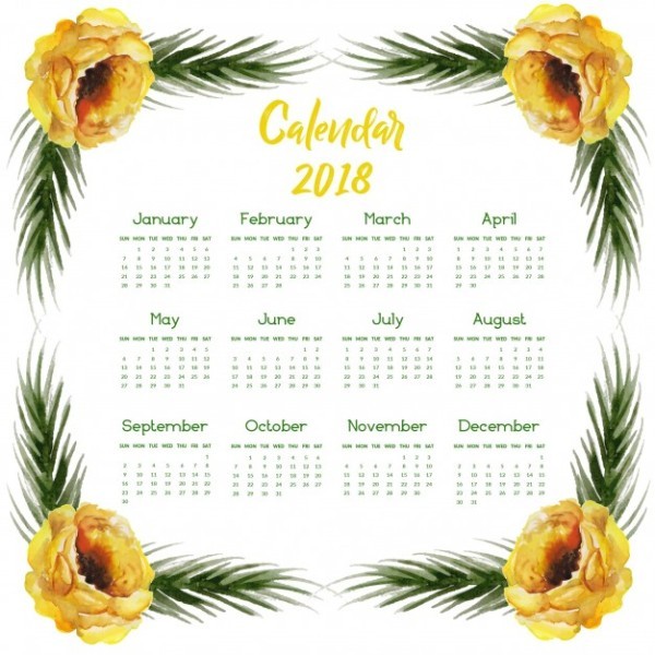 87+ Fascinating Printable Calendar Templates 48 2018 printable calendars 47 87+ Fascinating Printable Calendar Templates - 48