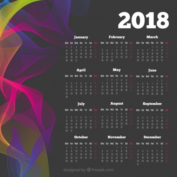 2018 printable calendars 57 87+ Fascinating Printable Calendar Templates - 58