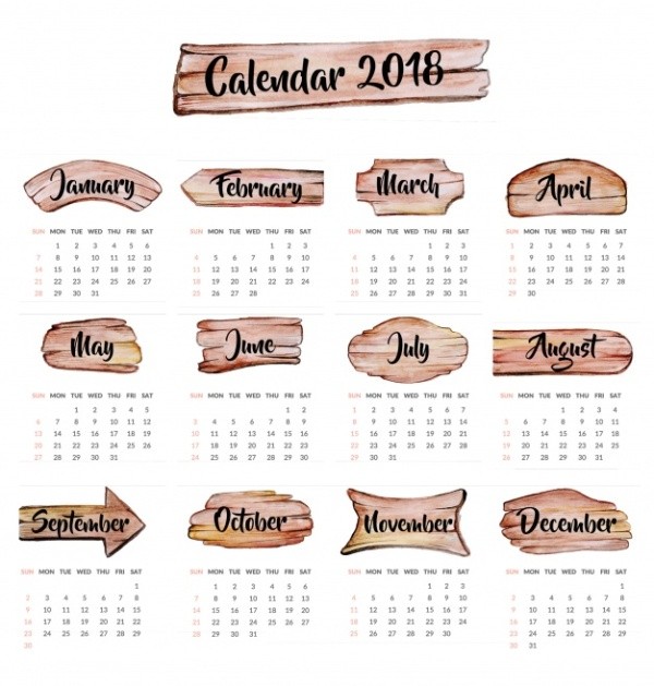 87+ Fascinating Printable Calendar Templates 70 2018 printable calendars 69 87+ Fascinating Printable Calendar Templates - 70