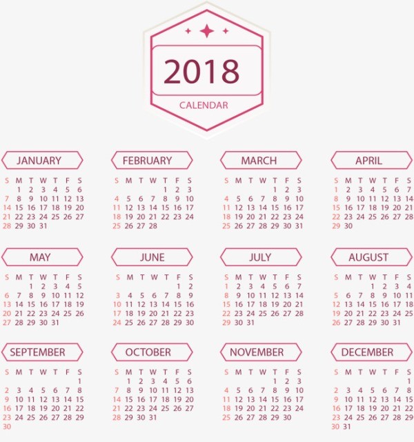 87+ Fascinating Printable Calendar Templates 71 2018 printable calendars 70 87+ Fascinating Printable Calendar Templates - 71