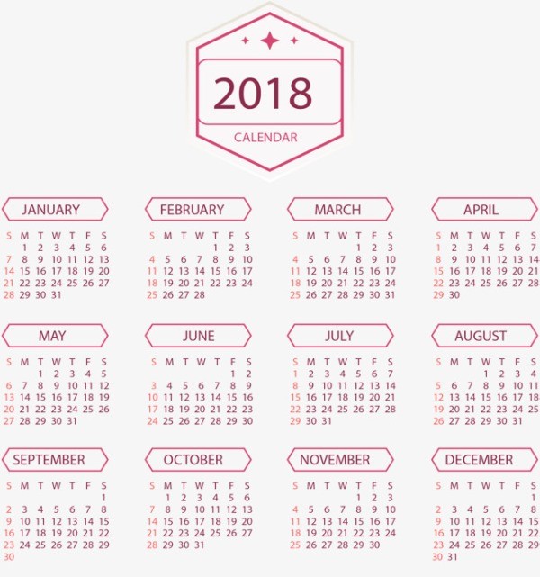 2018 printable calendars 70 87+ Fascinating Printable Calendar Templates - 71