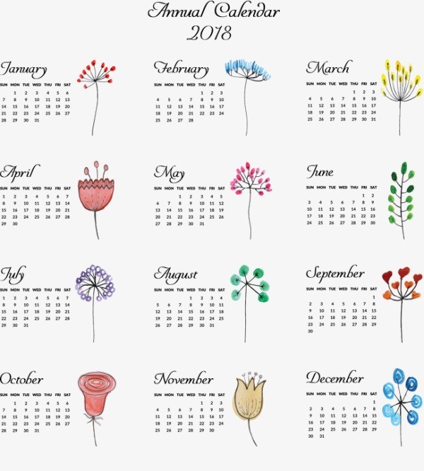 87+ Fascinating Printable Calendar Templates 76 2018 printable calendars 75 87+ Fascinating Printable Calendar Templates - 76