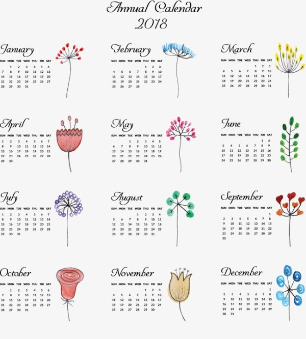 2018 printable calendars 75 87+ Fascinating Printable Calendar Templates - 76