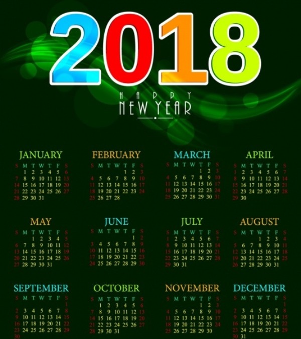 2018 printable calendars 77 87+ Fascinating Printable Calendar Templates - 78