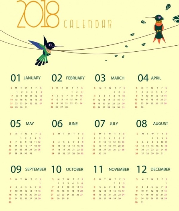 87+ Fascinating Printable Calendar Templates 79 2018 printable calendars 78 87+ Fascinating Printable Calendar Templates - 79