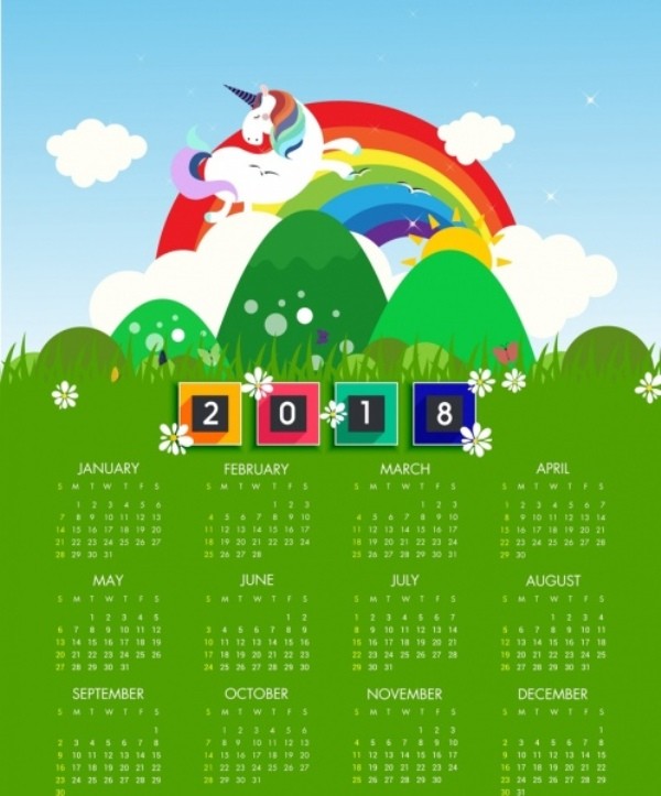87+ Fascinating Printable Calendar Templates 81 2018 printable calendars 80 87+ Fascinating Printable Calendar Templates - 81