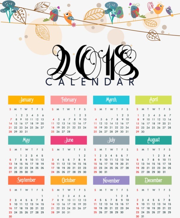87+ Fascinating Printable Calendar Templates 82 2018 printable calendars 81 87+ Fascinating Printable Calendar Templates - 82