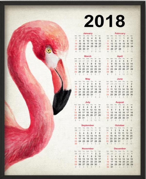 2018-printable-calendars-86 87+ Fascinating Printable Calendar Templates