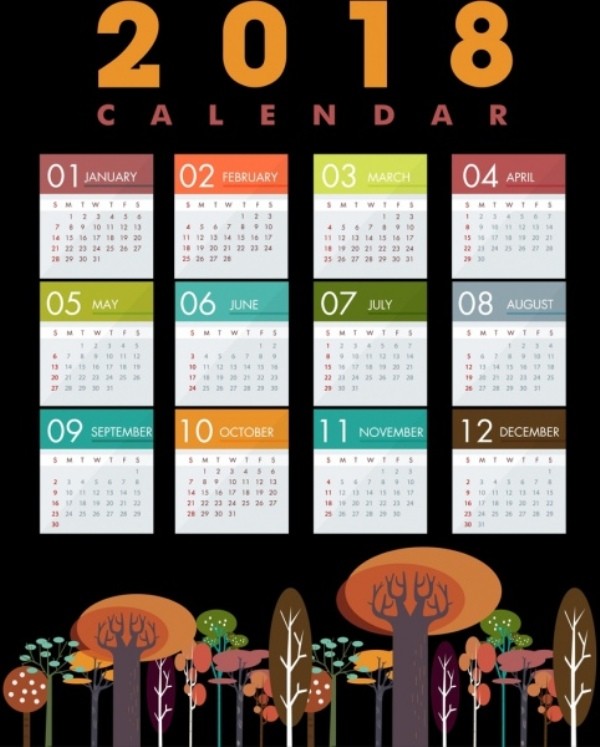2018 printable calendars 89 87+ Fascinating Printable Calendar Templates - 90