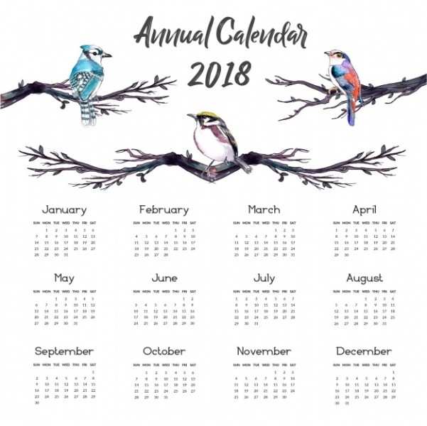 87+ Fascinating Printable Calendar Templates 96 2018 printable calendars 95 87+ Fascinating Printable Calendar Templates - 96
