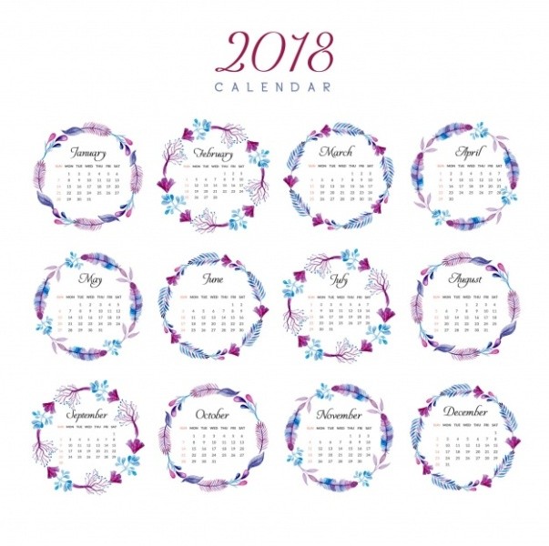 87+ Fascinating Printable Calendar Templates 97 2018 printable calendars 96 87+ Fascinating Printable Calendar Templates - 97