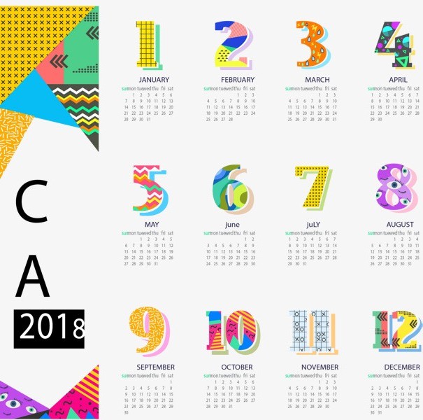 87+ Fascinating Printable Calendar Templates 98 2018 printable calendars 97 87+ Fascinating Printable Calendar Templates - 98