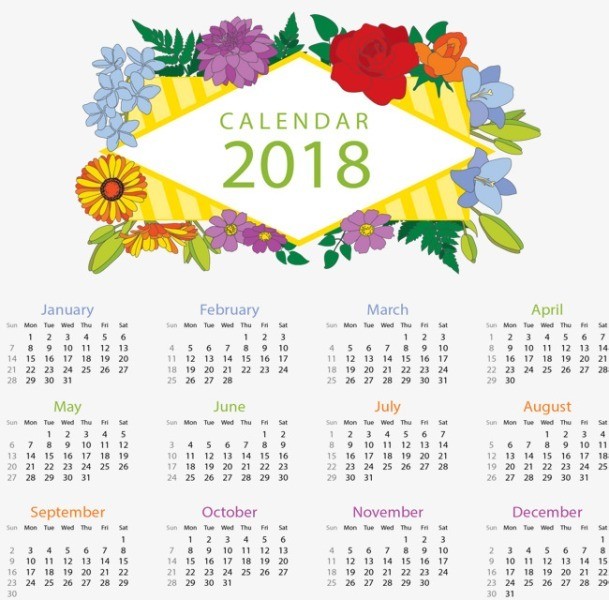 87+ Fascinating Printable Calendar Templates 99 2018 printable calendars 98 87+ Fascinating Printable Calendar Templates - 99