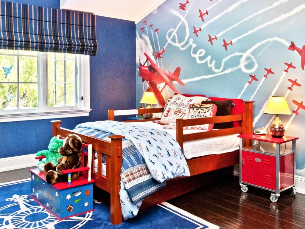Choose wallpapers according to the bedroom theme Top 10 Exclusive Tips to Decorate Your Kids Room - 4