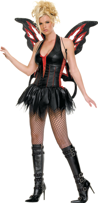 Womens-Gothic-Fairy-Costume 86+ Funny & Scary Halloween Costumes for Teenagers 2021