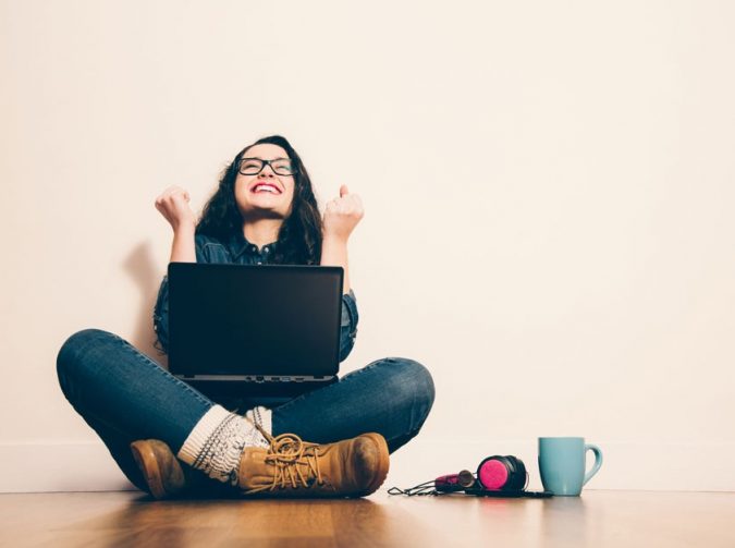 Girl and laptop YES 6 Main Advantages of Your Foundation Year - 9