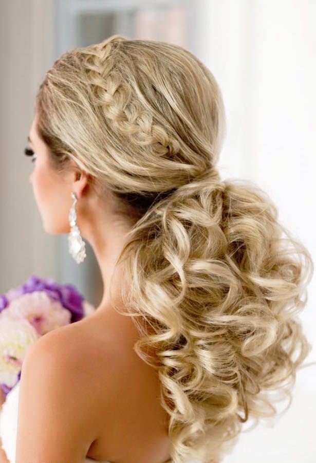 Pony-Tail-hairstyles1 12 Wedding Day Killer Hairstyles for Curly Hair