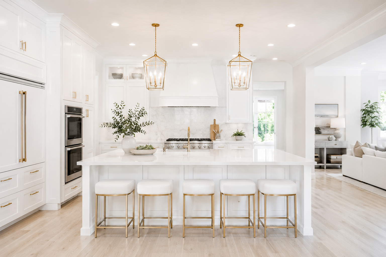 Why Bright White Kitchens Continue to Dominate Modern Home Design Top 10 Best White Bright Kitchen Design Ideas - 1