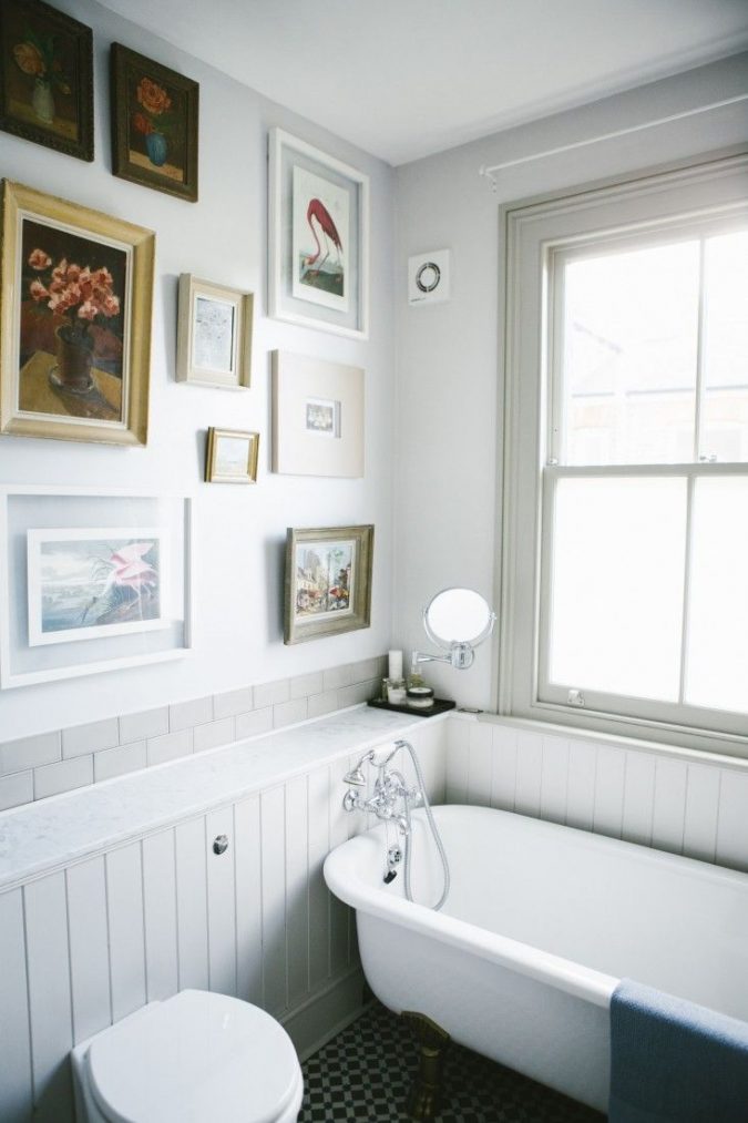 7 Unique Ways to Get Luxury Hotel Bathroom at Home 15 bathroom gallery bathroom wall art 7 Unique Ways to Get Luxury Hotel Bathroom at Home - 15