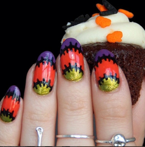 85+ Seriously Spooky Halloween Nail Art Ideas 115 halloween nail ideas 112 85+ Seriously Spooky Halloween Nail Art Ideas - 115