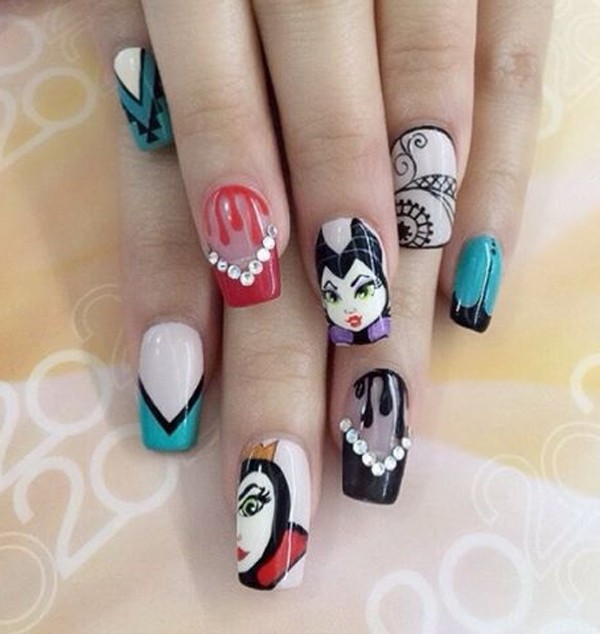 85+ Seriously Spooky Halloween Nail Art Ideas 118 halloween nail ideas 115 85+ Seriously Spooky Halloween Nail Art Ideas - 118